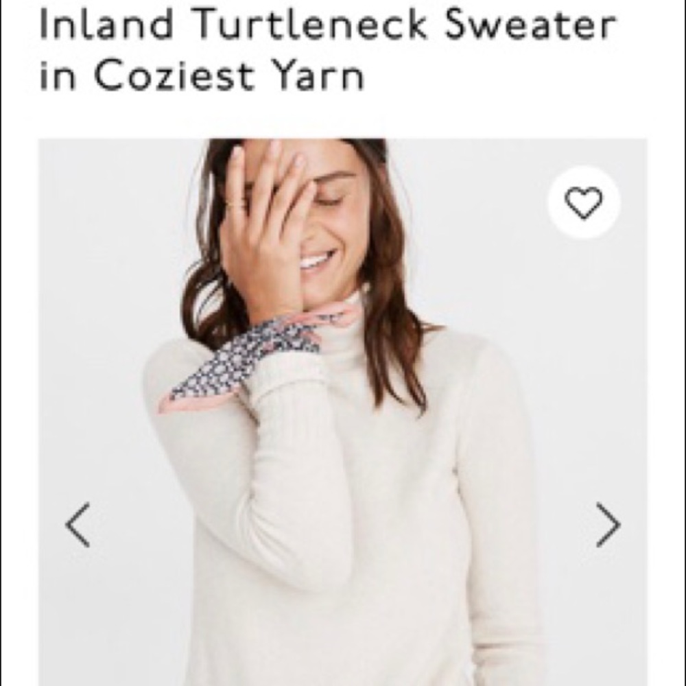Madewell inland turtleneck sweater